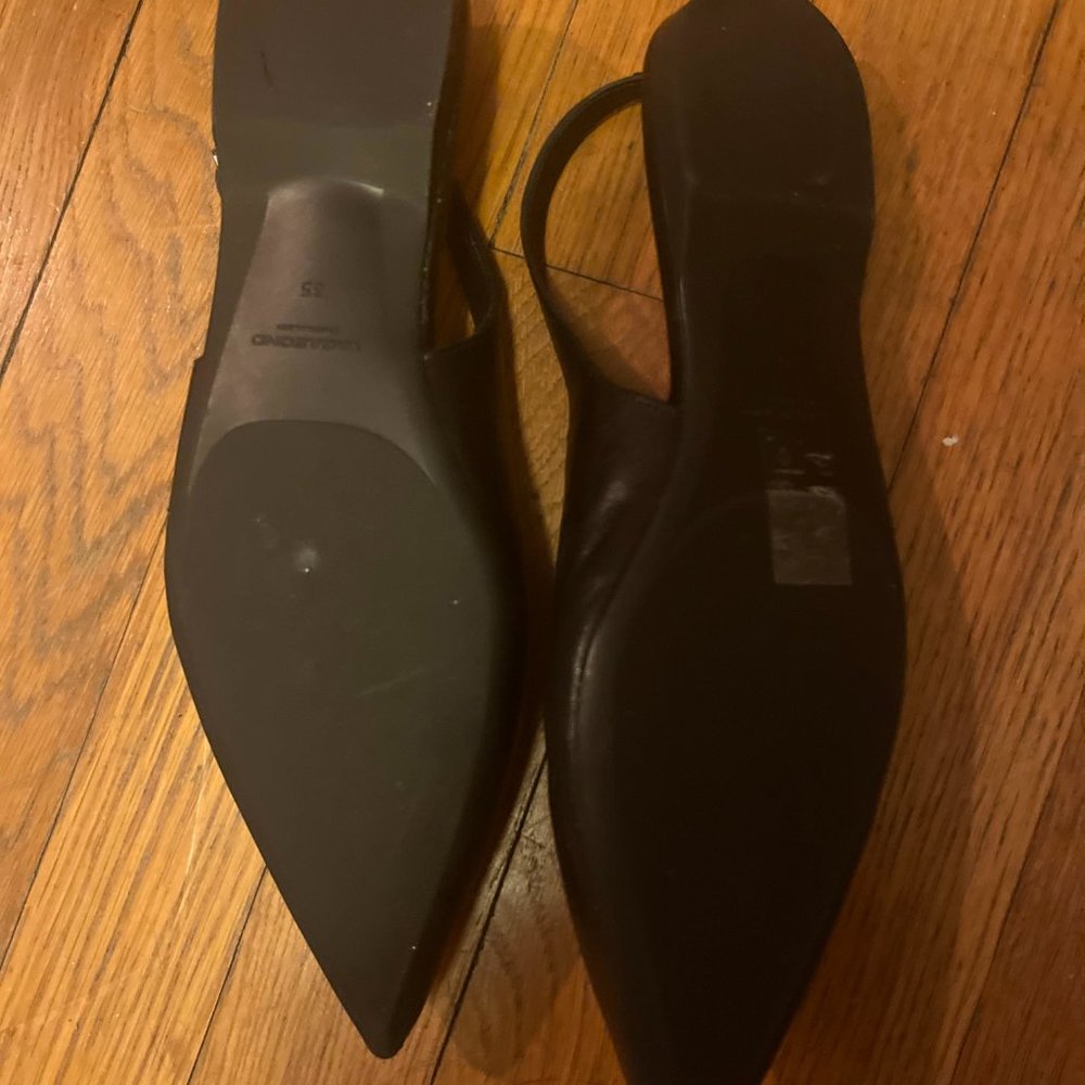 Vagabond Pointed Toe Slingback Flats - Picture 6 of 6